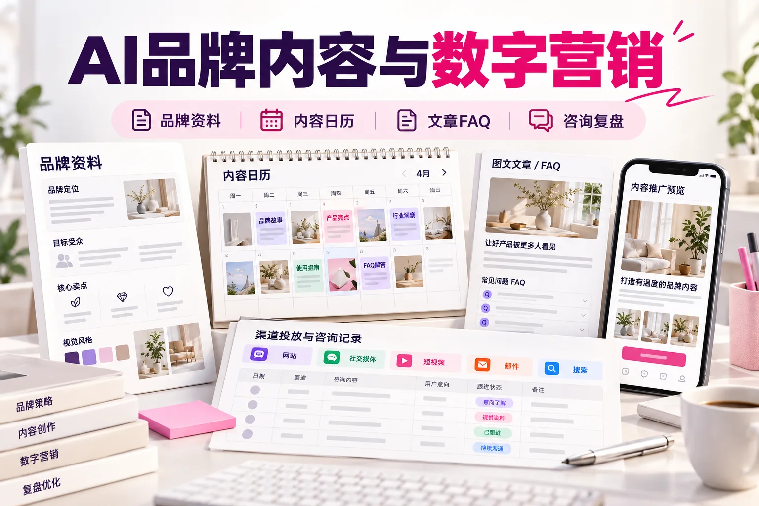 AI品牌内容与数字营销教学作品示意